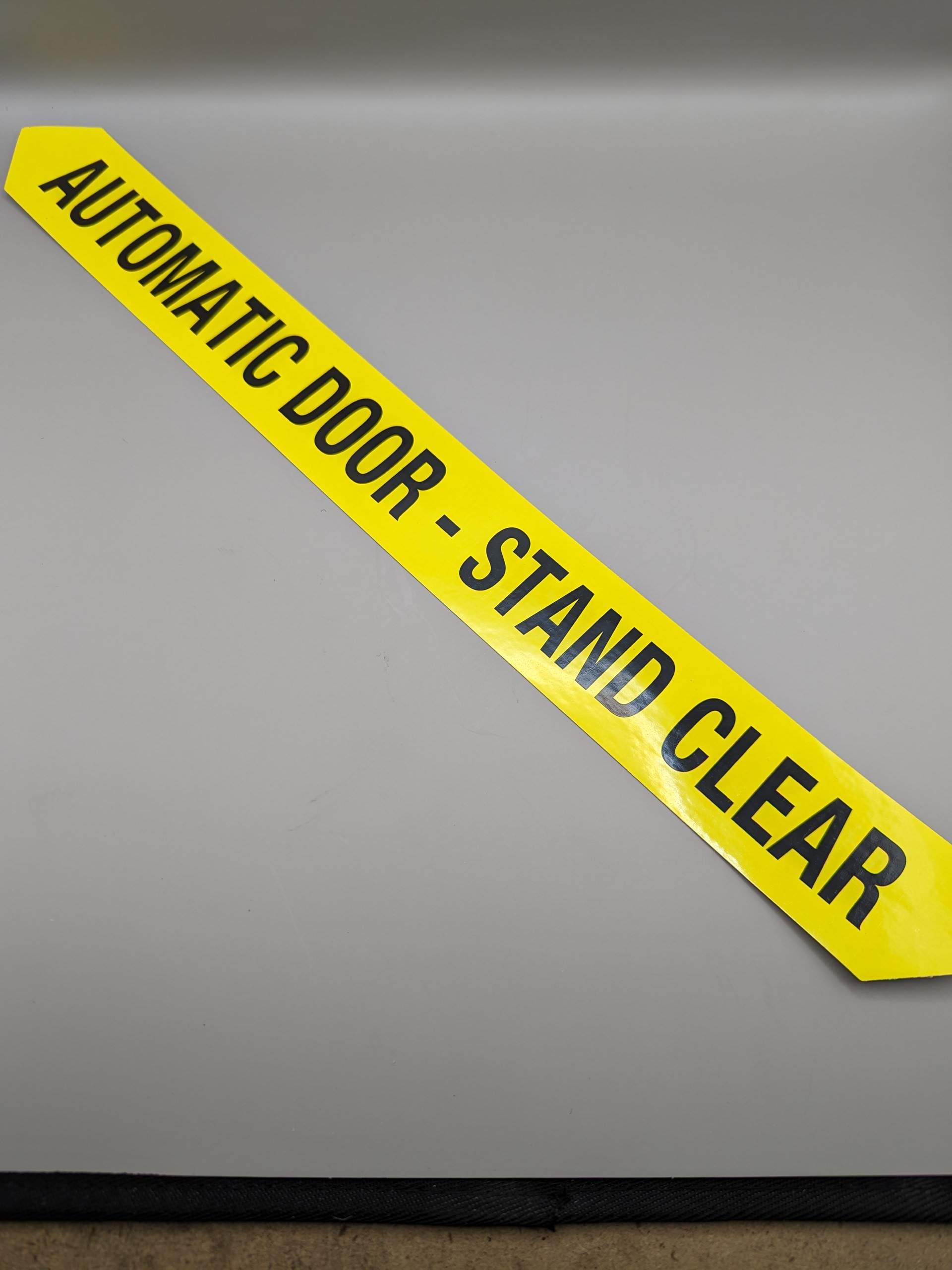40 - Decal - Automatic Door Stand Clear Image