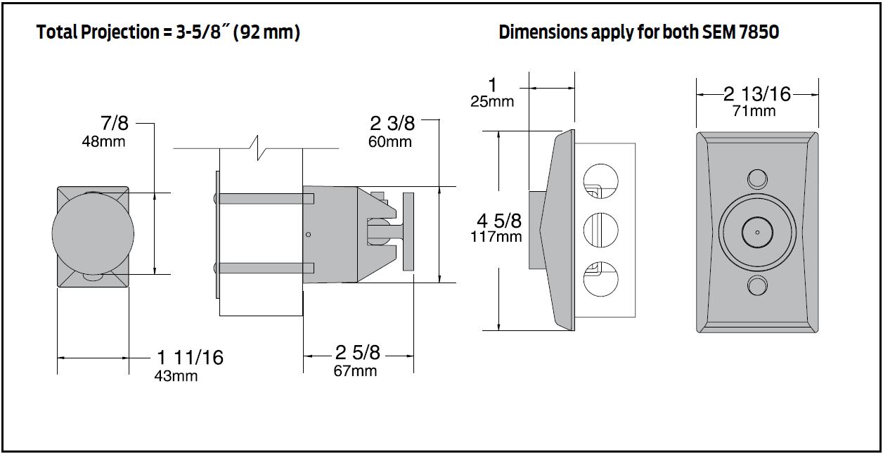 Hold Open Magnet - LCN SEM 7850 Image